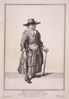 'Four for Six pence Mackrell', Cries of London, (1688?). Artist: Anon