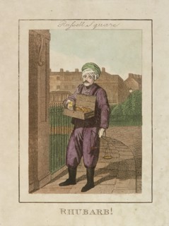 'Rhubarb!', Cries of London, 1804. Artist: Anon