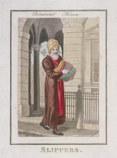 'Slippers', Cries of London, 1804. Artist: Anon