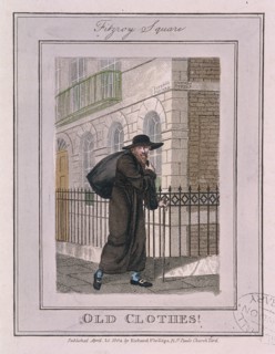 'Old Clothes!', Cries of London, 1804. Artist: Anon