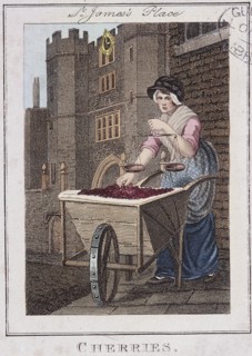 'Cherries', Cries of London, 1804. Artist: Anon