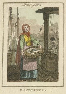 'Mackerel ', Cries of London, 1804. Artist: Anon