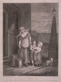'Milk below Maids', Cries of London, c1795. Artist: Luigi Schiavonetti