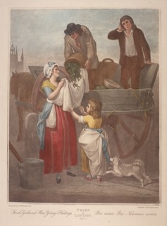 'Fresh Gathered Peas Young Hastings', Cries of London, c1870. Artist: Anon