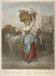 'Strawberrys, Scarlet Strawberrys', Cries of London, c1870. Artist: Anon