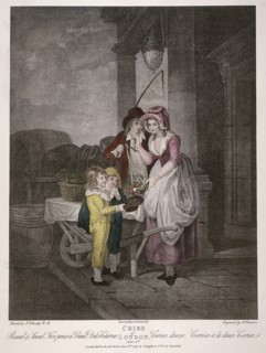 'Round & Sound Fivepence a Pound Duke Cherries', Cries of London, 1795. Artist: Antoine Cardon