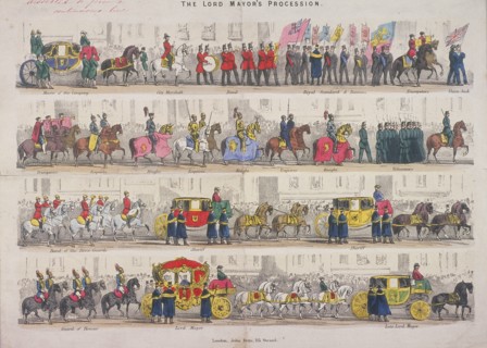 Lord Mayor's Procession, c1840. Artist: Anon