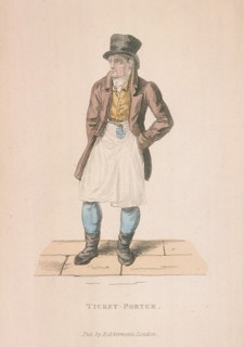 A Ticket-porter, c1830. Artist: Anon