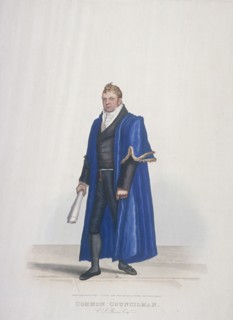 Common Councilman of the City of London, William John Reeves, in civic costume, 1825. Artist: Thomas Lord Busby