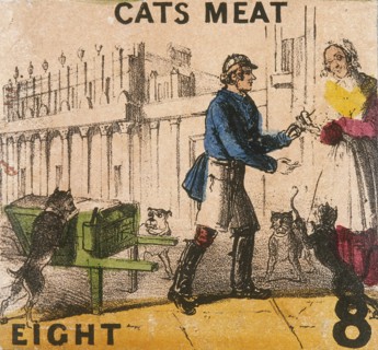 'Cats Meat', Cries of London, c1840. Artist: TH Jones