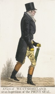 'A View of Westmoreland, or an Impression of the Privy Seal', 1821. Artist: Richard Dighton