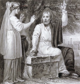 'Christ and the Woman of Samaria', c1810-c1844. Artist: Henry Corbould