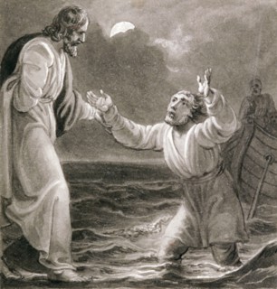 'Christ Walking on the Water', c1810-c1844. Artist: Henry Corbould