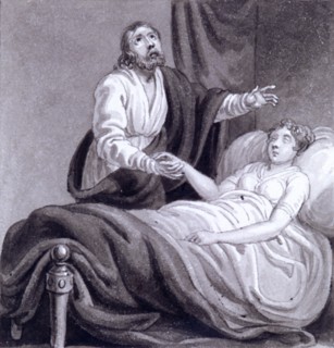 'The Raising of Jairus's Daughter', c1810-c1844. Artist: Henry Corbould