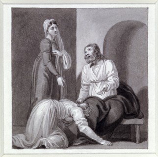 'Christ with Martha and Mary', c1810-c1844. Artist: Henry Corbould