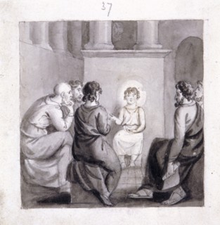 'The Child Jesus in the Temple', 19th century. Artist: Corbould Family
