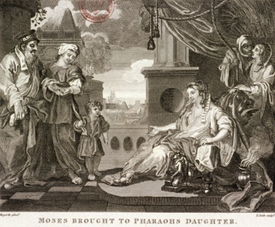 'Moses brought to Pharaohs daughter', 1809. Artist: Thomas Cook