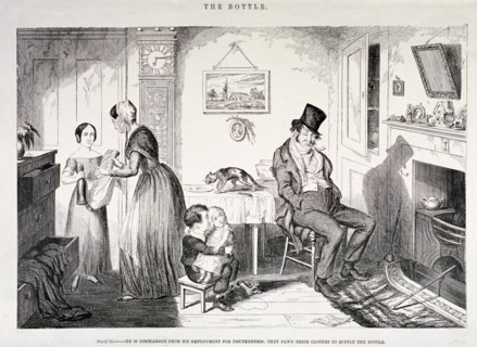 'The Bottle', 1847. Artist: George Cruikshank