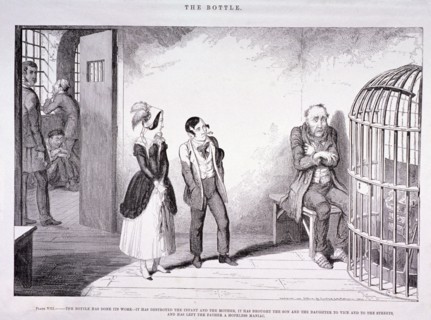 'The Bottle', 1847. Artist: George Cruikshank