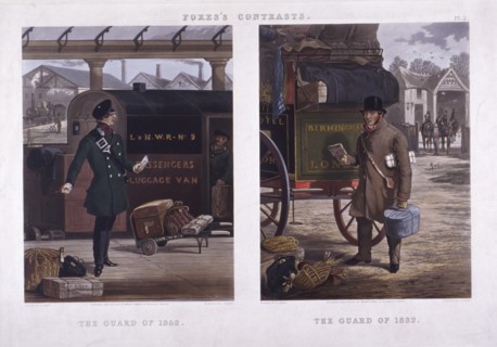 'The Guard of 1852' and 'The Guard of 1832, 1852. Artist: J Harris