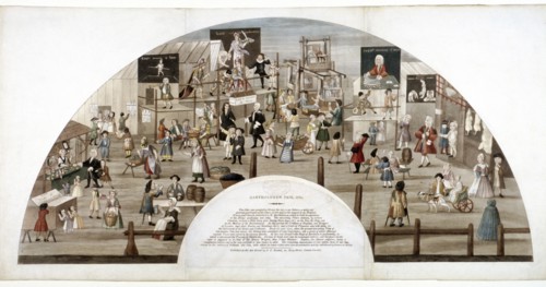 Bartholomew Fair, West Smithfield, London, c1825. Artist: Anon