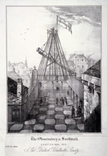 View of The Observatory in Southwark, London, 1835. Artist: Charles Bellamy