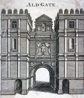 Aldgate, London, c1800(?). Artist: Anon