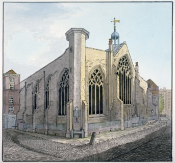 View of Austin Friars, City of London, c1800. Artist: Anon