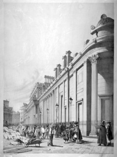 View of the Bank of England, City of London, 1842. Artist: Thomas Shotter Boys