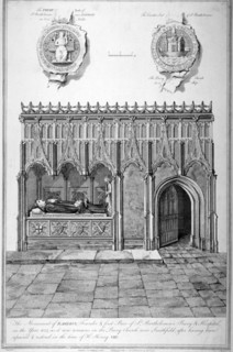Monument in the Church of St Bartholomew-the-Great, Smithfield, City of London, 1784. Artist: James Basire I