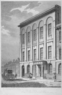 View of the City of London Tavern from Bishopsgate, City of London, 1809. Artist: Samuel Rawle