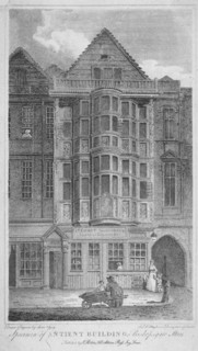 Sir Paul Pindar's house, Bishopsgate, City of London, 1804. Artist: John Greig