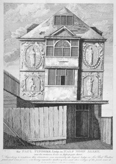 Sir Paul Pindar's House, Bishopsgate, City of London, 1791. Artist: Anon