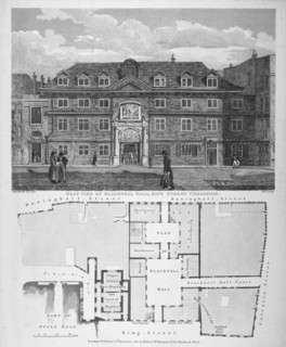 Blackwell Hall, King Street, City of London, 1820. Artist: Thomas Dale