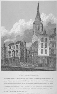 Church of St Botolph, Aldgate, City of London, 1810. Artist: W Preston