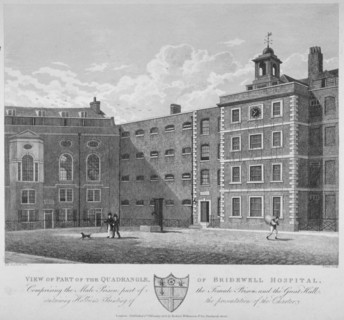 Bridewell, City of London, 1822. Artist: Thomas Dale