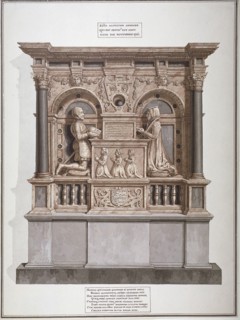 Monument to Richard Allington in Rolls Chapel, Chancery Lane, City of London, 1800. Artist: Frederick Nash