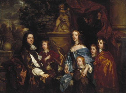 'Sir Edward Hales and his family', 1656. Artist: Peter Lely