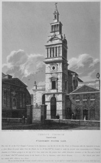 Christ Church, Newgate Street, City of London, 1814. Artist: William Wise