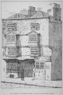 A house in Coleman Street, City of London, 1865. Artist: Anon
