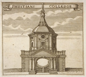 Gateway to the Royal College of Physicians, City of London, 1700. Artist: Anon