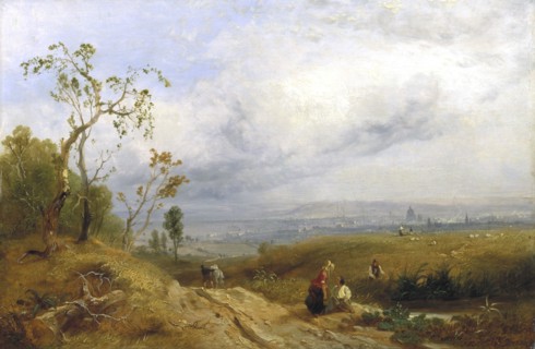 'A Peep at the Metropolis from Hampstead Heath', 1841. Artist: James Baker Pyne