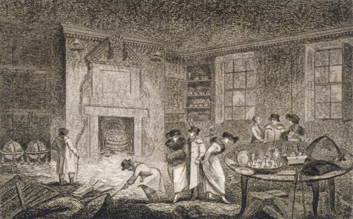 Interior view of the premises of Nathaniel Bentley, Leadenhall Street, City of London, 1804. Creator: Anon.
