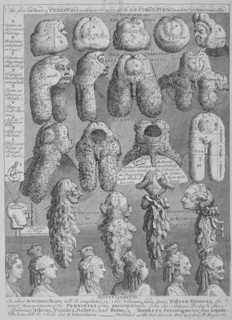 'The five orders of perriwigs' 1761. Artist: William Hogarth