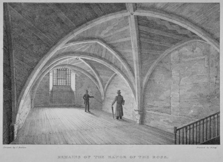 Remains of the Manor of the Rose, Laurence Pountney Hill, City of London, 1820. Artist: William Day