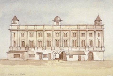 Leadenhall, City of London, 1850. Artist: Thomas Colman Dibdin