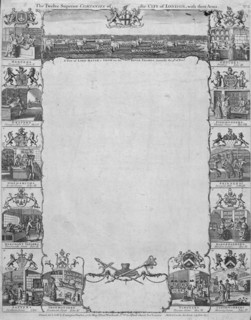 City of London Livery Companies and their arms, 1777. Artist: Anon