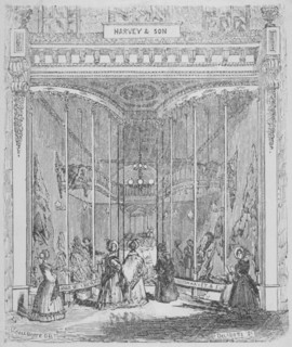 The premises of Harvey and Son at no 9 Ludgate Hill, Ludgate Hill, City of London, 1845. Artist: William Alfred Delamotte