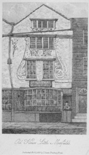 House in Moorfields, City of London, 1816. Artist: Anon