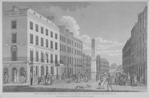 New Bridge Street, City of London, 1810. Artist: Anon